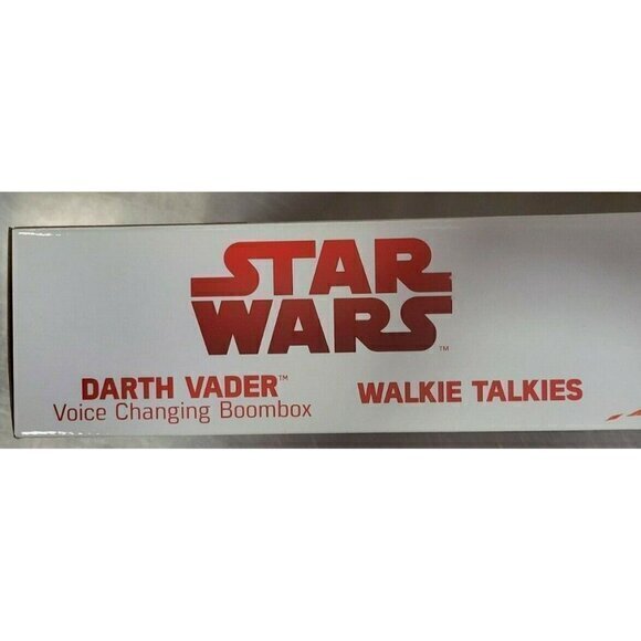 STAR WARS DARTH VADER VOICE CHANGING BOOMBOX WITH WALKIE TALKIES SET NEW - Picture 7 of 10